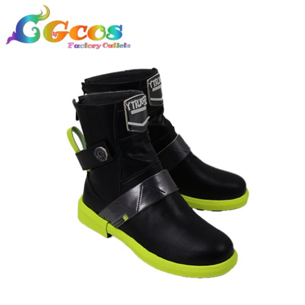 画像2: エーテルゲイザー コスプレ靴 狂鰐・ソベク コスプレブーツ コスプレ衣装 (2)