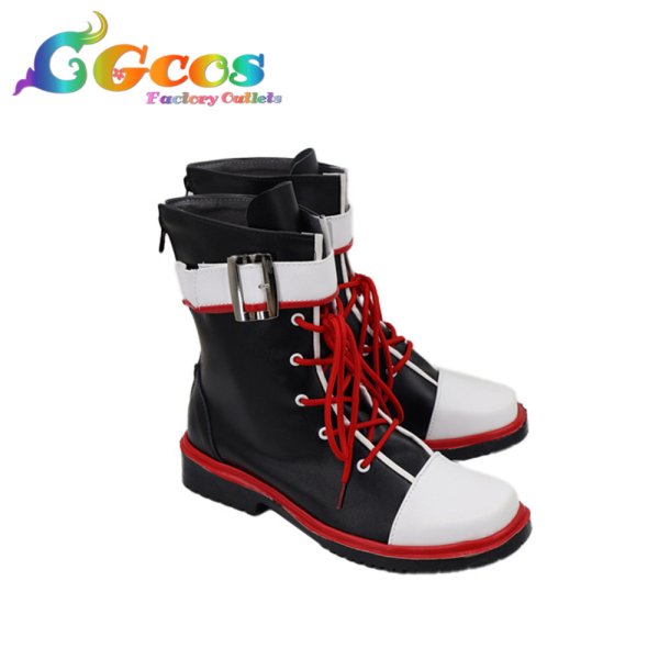 画像4: バーチャルYouTuber コスプレ靴 VTuber 葛葉 5周年記念 コスプレブーツ コスプレ衣装 (4)