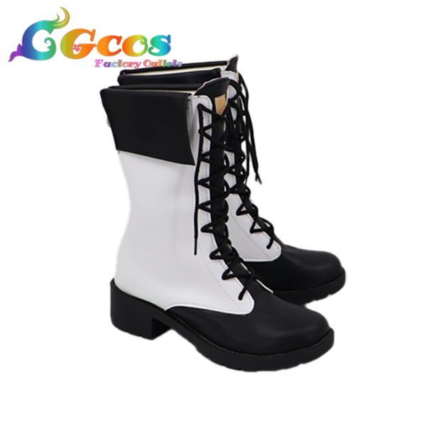 画像2: ブルーアーカイブ コスプレ靴 ニヤニヤ教授 コスプレブーツ コスプレ衣装 (2)