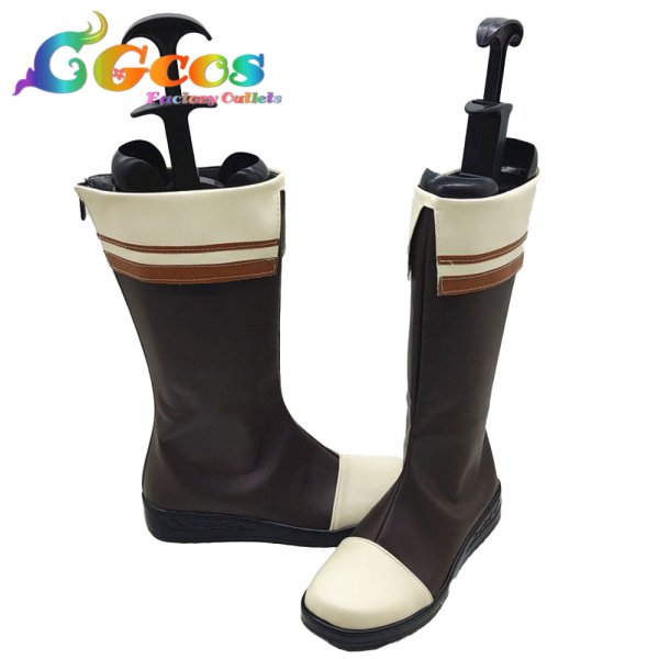 画像2: 魔王イブロギアに身を捧げよ コスプレ靴 イブロギア コスプレブーツ コスプレ衣装 (2)