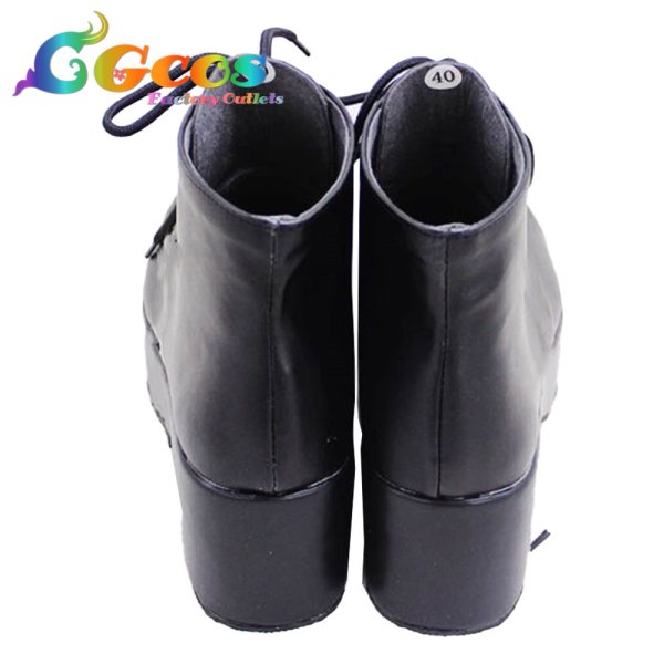 画像2: アークナイツ コスプレ靴 テキサス 意志 コスプレブーツ コスプレ衣装 (2)