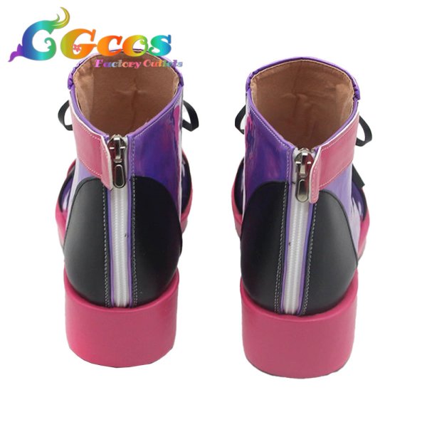 画像3: バーチャルYouTuber コスプレ靴 VTuber 葛葉 ポケコロツイン コスプレブーツ コスプレ衣装 (3)