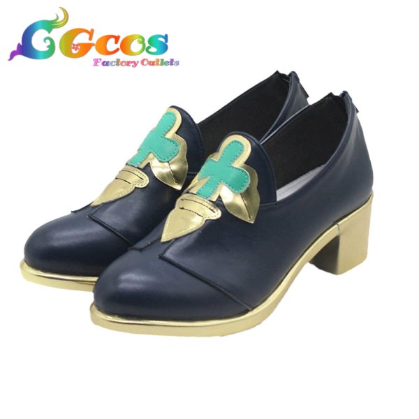 画像2: プロジェクトセカイ カラフルステージ! feat. 初音ミク コスプレ靴 神代類 キング・オブ・クラブ お返しの挨拶 コスプレブーツ コスプレ衣装 (2)