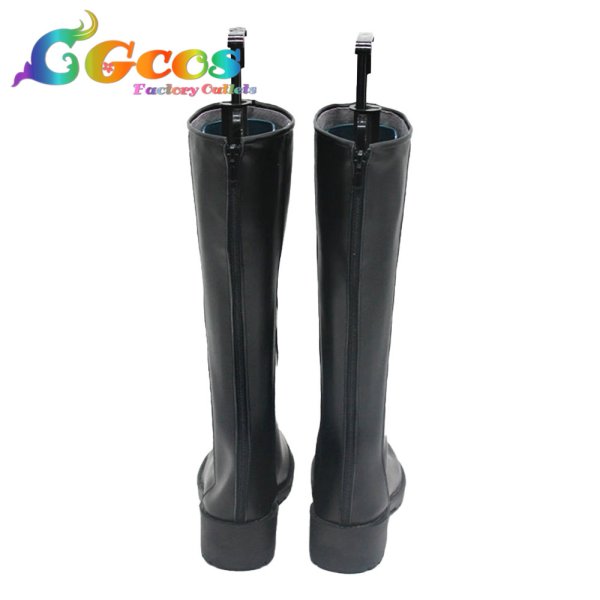 画像3: アークナイツ コスプレ靴 滌火ジェシカ デイヴィスタウンにて コスプレブーツ コスプレ衣装 (3)