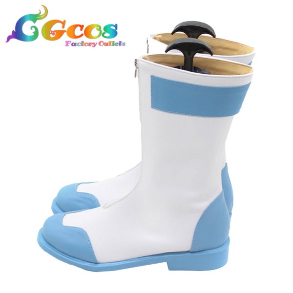 画像2: 交響詩篇エウレカセブン コスプレ靴 エウレカ コスプレブーツ コスプレ衣装 (2)