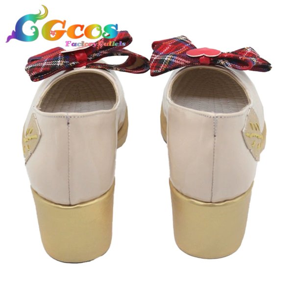 画像4: ウマ娘プリティーダービー コスプレ靴 ヤマニンゼファー バレンタイン コスプレブーツ コスプレ衣装 (4)