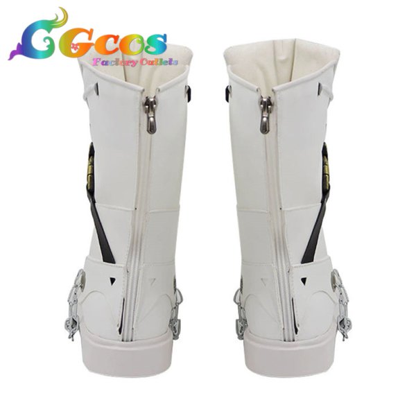 画像4: アークナイツ コスプレ靴 パゼオンカ 行間にある雪原 コスプレブーツ コスプレ衣装 (4)