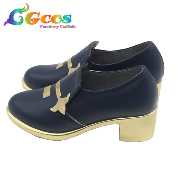 画像2: バーチャルYouTuber コスプレ靴 VTuber 伏見ガク SYMPHONIA 5th Anniversary LIVE コスプレブーツ コスプレ衣装 (2)