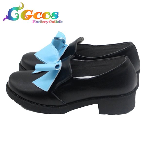 画像2: ご注文はうさぎですか? コスプレ靴 香風智乃 サンリオコラボ コスプレブーツ コスプレ衣装 (2)