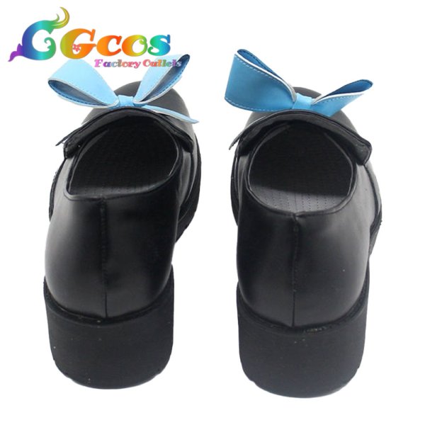 画像3: ご注文はうさぎですか? コスプレ靴 香風智乃 サンリオコラボ コスプレブーツ コスプレ衣装 (3)