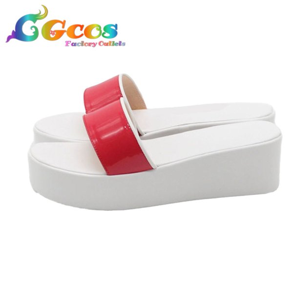 画像2: 勝利の女神:NIKKE コスプレ靴 ラピ 水着 コスプレブーツ コスプレ衣装 (2)