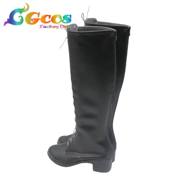 画像2: バーチャルYouTuber コスプレ靴 VTuber 剣持刀也 軍服 コスプレブーツ コスプレ衣装 (2)