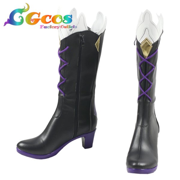 画像2: 崩壊3rd コスプレ靴 カレン・カスラナ コスプレブーツ コスプレ衣装 (2)