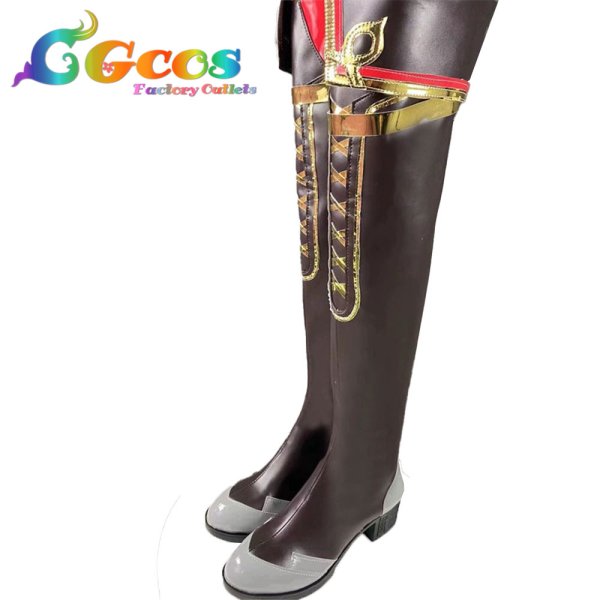 画像2: アズールレーン コスプレ靴 ドレイク コスプレブーツ コスプレ衣装 (2)