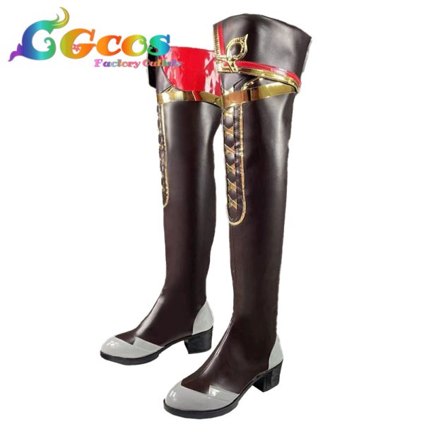 画像3: アズールレーン コスプレ靴 ドレイク コスプレブーツ コスプレ衣装 (3)