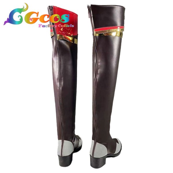 画像4: アズールレーン コスプレ靴 ドレイク コスプレブーツ コスプレ衣装 (4)