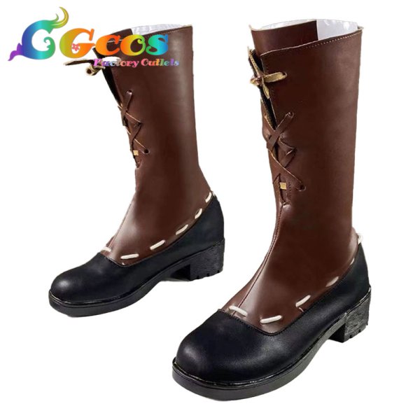 画像2: IdentityV 第五人格 コスプレ靴 庭師(エマ・ウッズ) ボロい服 コスプレブーツ コスプレ衣装 (2)