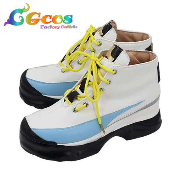 画像2: バーチャルYouTuber コスプレ靴 Vtuber 緋八マナ コスプレブーツ コスプレ衣装 (2)