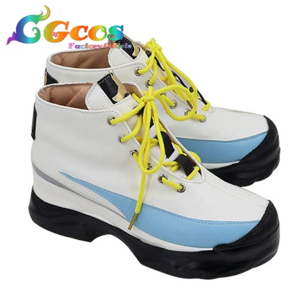 画像3: バーチャルYouTuber コスプレ靴 Vtuber 緋八マナ コスプレブーツ コスプレ衣装 (3)