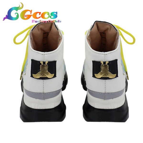 画像4: バーチャルYouTuber コスプレ靴 Vtuber 緋八マナ コスプレブーツ コスプレ衣装 (4)