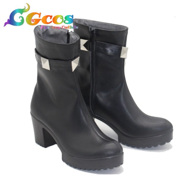 画像2: 学園アイドルマスター コスプレ靴 十王星南 コスプレブーツ コスプレ衣装 (2)