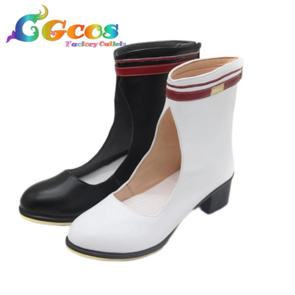 画像2: ウマ娘プリティーダービー コスプレ靴 カレンブーケドール 勝負服 コスプレブーツ コスプレ衣装 (2)