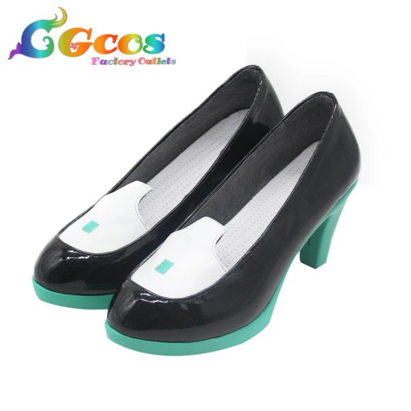 画像3: VOCALOID　コスプレ靴　初音ミク　10周年記念　コスプレブーツ　コスプレ衣装 (3)