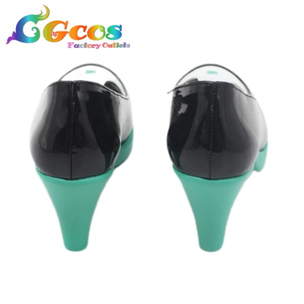 画像4: VOCALOID　コスプレ靴　初音ミク　10周年記念　コスプレブーツ　コスプレ衣装 (4)