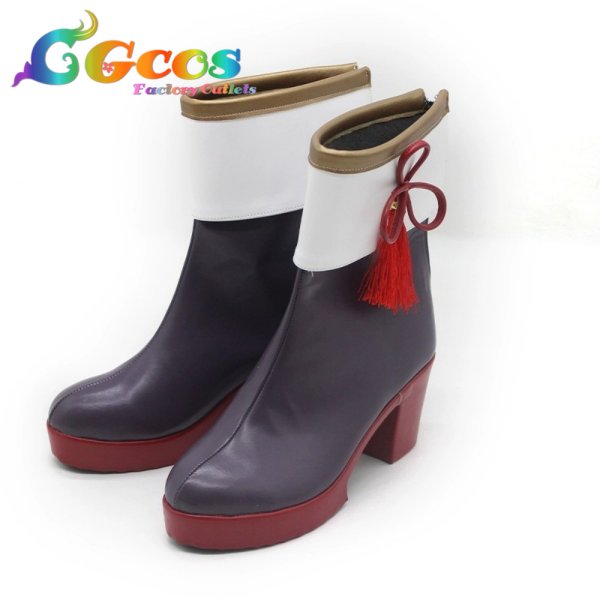 画像2: プリンセスコネクト!Re:Dive コスプレ靴 ユキ(オーエド) コスプレブーツ コスプレ衣装 (2)