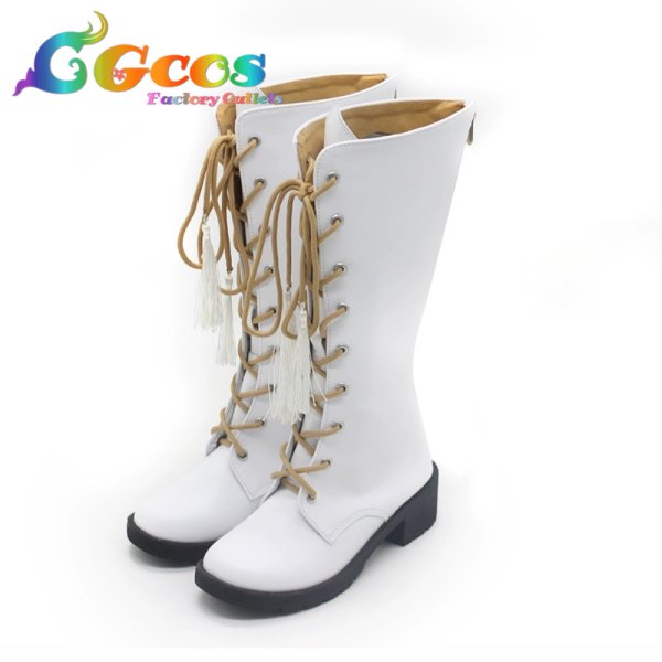 画像2: 刀剣乱舞 コスプレ靴 物吉貞宗 正装 コスプレブーツ コスプレ衣装 (2)