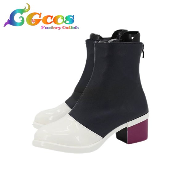 画像2: プロジェクトセカイ カラフルステージ! feat. 初音ミク コスプレ靴 神代類 mode parfum コスプレブーツ コスプレ衣装 (2)