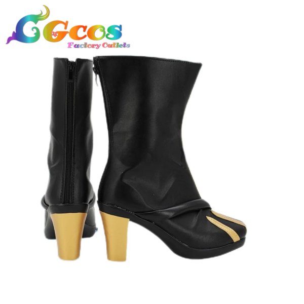 画像3: Fate/Grand Order コスプレ靴 FGO 曲亭馬琴 コスプレブーツ コスプレ衣装 (3)