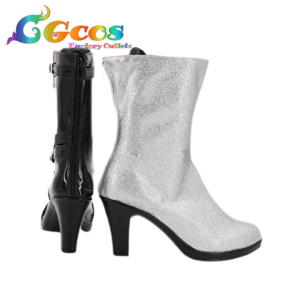 画像3: アークナイツ コスプレ靴 ニェン 霹靂監督 コスプレブーツ コスプレ衣装 (3)