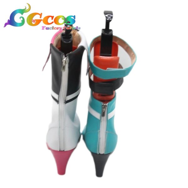 画像2: バーチャルYouTuber　コスプレ靴　Vtuber　アイリス(IRyS)　ブライト衣装　コスプレブーツ　コスプレ衣装 (2)