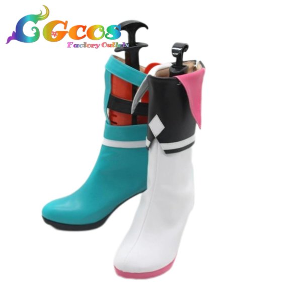 画像3: バーチャルYouTuber　コスプレ靴　Vtuber　アイリス(IRyS)　ブライト衣装　コスプレブーツ　コスプレ衣装 (3)