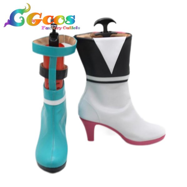 画像4: バーチャルYouTuber　コスプレ靴　Vtuber　アイリス(IRyS)　ブライト衣装　コスプレブーツ　コスプレ衣装 (4)