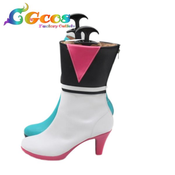 画像5: バーチャルYouTuber　コスプレ靴　Vtuber　アイリス(IRyS)　ブライト衣装　コスプレブーツ　コスプレ衣装 (5)