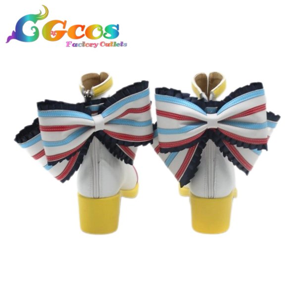 画像2: プリパラ　コスプレ靴　レオナ・ウェスト　コスプレブーツ　コスプレ衣装 (2)