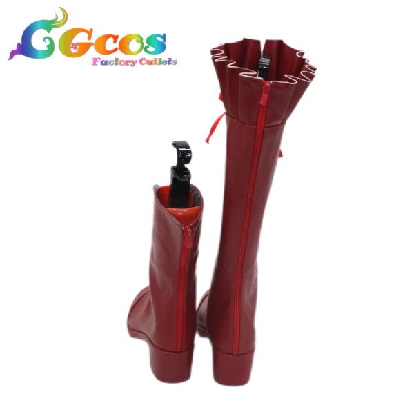 画像2: ヰ世界情緒 コスプレ靴 ANEMONE コスプレブーツ コスプレ衣装 (2)