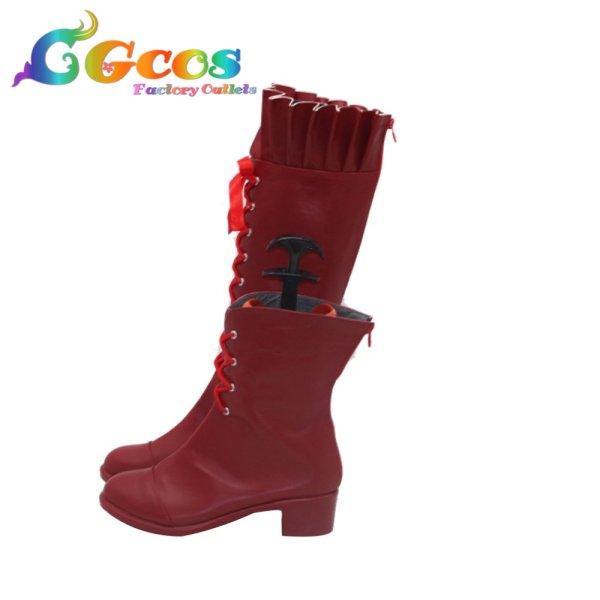 画像3: ヰ世界情緒 コスプレ靴 ANEMONE コスプレブーツ コスプレ衣装 (3)