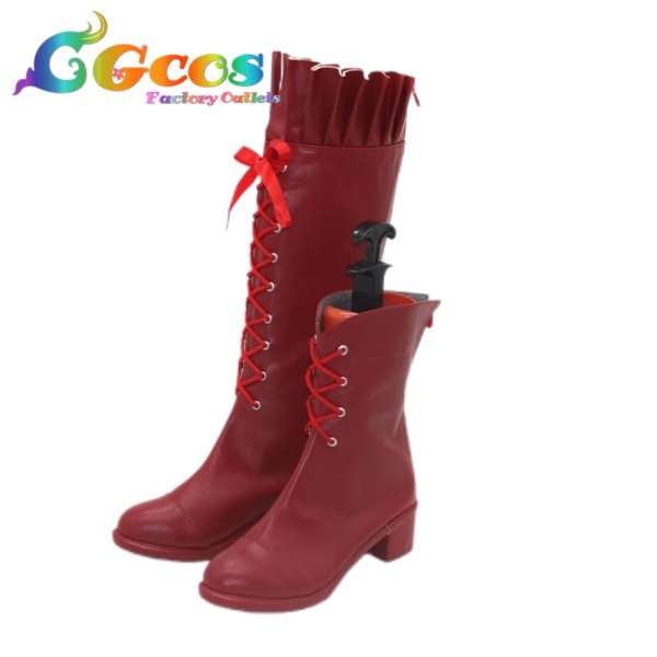 画像4: ヰ世界情緒 コスプレ靴 ANEMONE コスプレブーツ コスプレ衣装 (4)