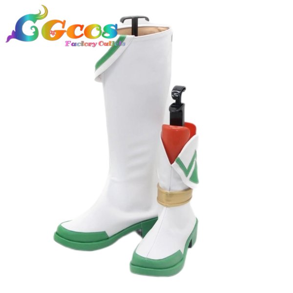 画像4: あんさんぶるスターズ! コスプレ靴 朱桜司 クロススカウト・プロメッサ コスプレブーツ コスプレ衣装 (4)