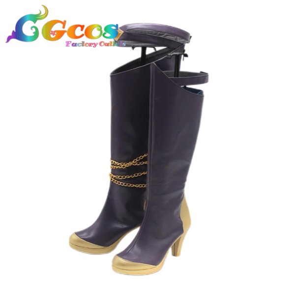 画像4: あんさんぶるスターズ! コスプレ靴 礼瀬マヨイ 傾慕の華/享楽  コスプレブーツ コスプレ衣装 (4)