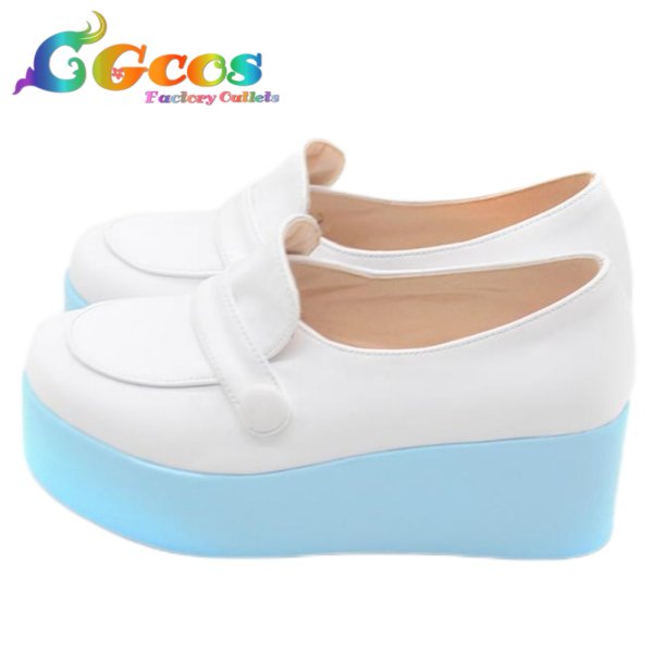 画像2: ポケットモンスター サン・ムーン コスプレ靴 リーリエ コスプレブーツ コスプレ衣装 (2)