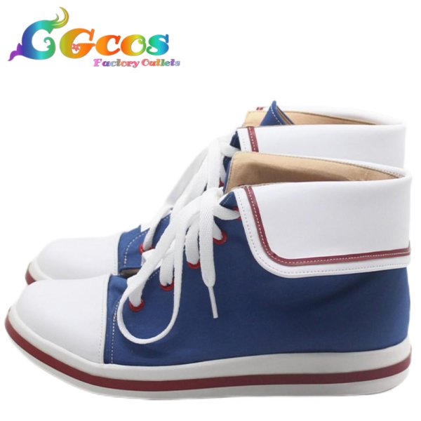 画像4: バーチャルYouTuber　コスプレ靴　VTuber　卯月コウ　春衣装2019　パーカー　コスプレブーツ　コスプレ衣装 (4)