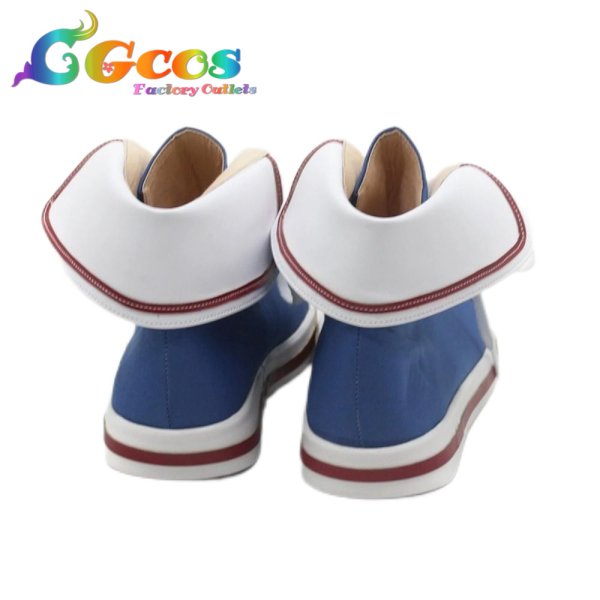 画像5: バーチャルYouTuber　コスプレ靴　VTuber　卯月コウ　春衣装2019　パーカー　コスプレブーツ　コスプレ衣装 (5)