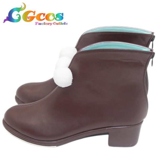 画像3: ウマ娘プリティーダービー コスプレ靴 エアメサイア 勝負服 コスプレブーツ コスプレ衣装 (3)