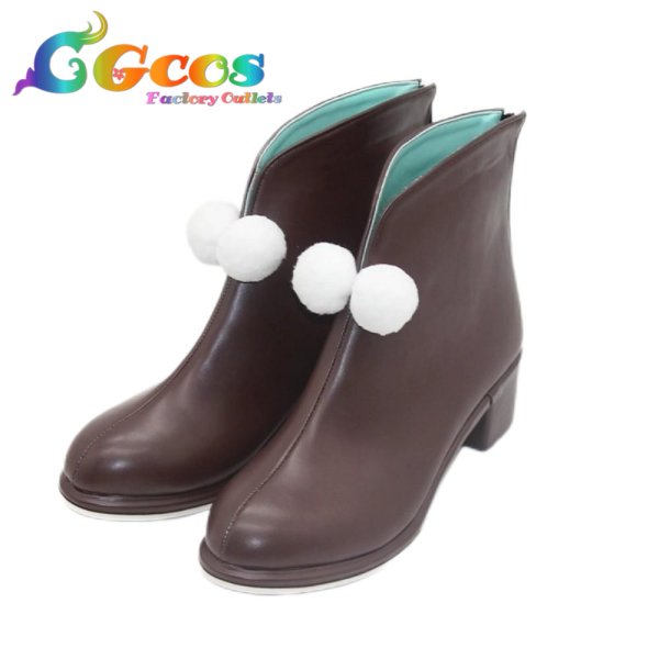 画像5: ウマ娘プリティーダービー コスプレ靴 エアメサイア 勝負服 コスプレブーツ コスプレ衣装 (5)