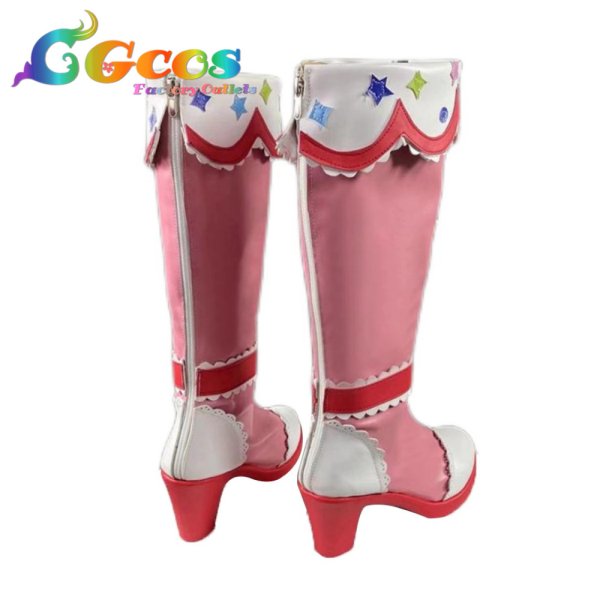 画像3: アイカツ! コスプレ靴 大空あかり Generation×マリオンクレープ コラボ コスプレブーツ コスプレ衣装 (3)