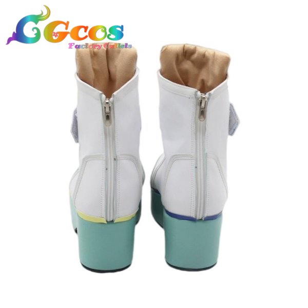 画像3: バーチャルYouTuber　コスプレ靴　VTuber　ムーナ・ホシノヴァ　ブライト衣装　コスプレブーツ　コスプレ衣装 (3)